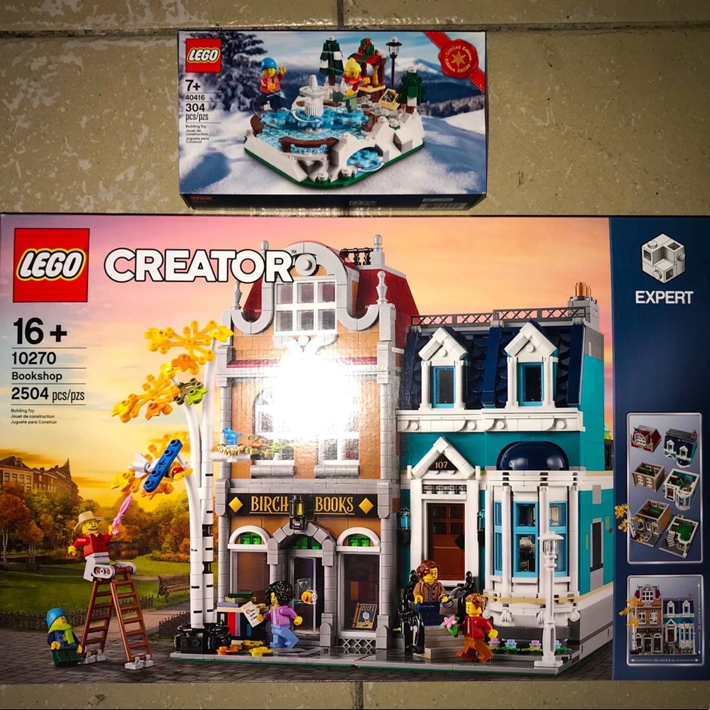 LEGO EXPERT: BOOKSHOP & LEGO ICE RINK BUNDLE!!
